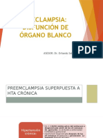 PRECLAMPSIA Disfunción de Órgano Blanco