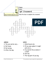 'Igh' Crossword: Name: Date