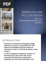 Download BORED Pile and Pile Cap Design by AHMED SOHEL SN315241992 doc pdf
