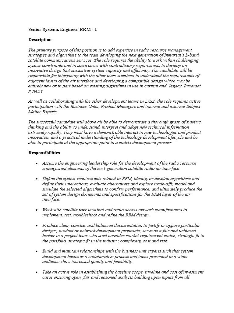 Communications Systems Roles | PDF | Expert | Computer Network