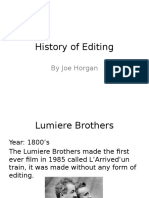 History of Editing