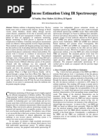 Non-Invasive Glucose Estimation Using IR Spectros