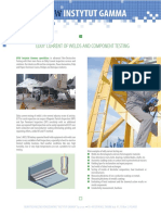 Instytut Gamma: Eddy Current of Welds and Component Testing