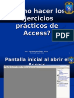 Como Hacer Los Ejercicios Practicos de AccessS