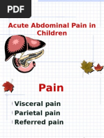 RCH Guidelines: Pediatric Abdominal Pain | PDF | Pain | Constipation