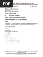 7612 Traffic Study For Chenani Nashri Tunnel Project.