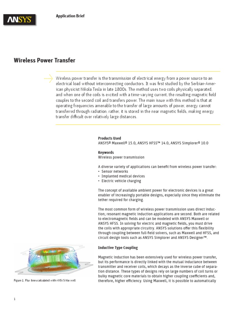 Ab Wireless Power Transfer PDF | PDF | Inductor | Inductance