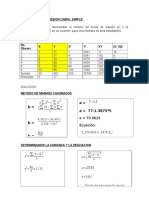 Ejercicio de Regresion Lineal Simple 1