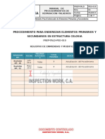 Procedimiento de Enderezado de Estructura