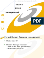 PMBOK - Chapter 9: Project Human Resource Management