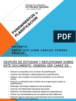 Fundamentos de La Planificacion