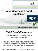 Presentation Sibusiso Ready Food Supplement October 2010 PDF