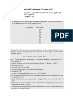 Econometría I Ejercicio Regresion Múltiple