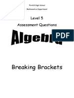 n5 Algebra Breaking Brackerts Ppqs