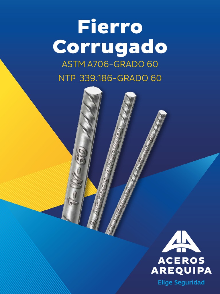 Hoja Tecnica Fierro Corrugado A706 | PDF