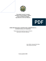1- Tesis - Rubén a. Pérez p. - Derechos Humanos, Constitución y Jurisprudencia Constitucional en Venezuela
