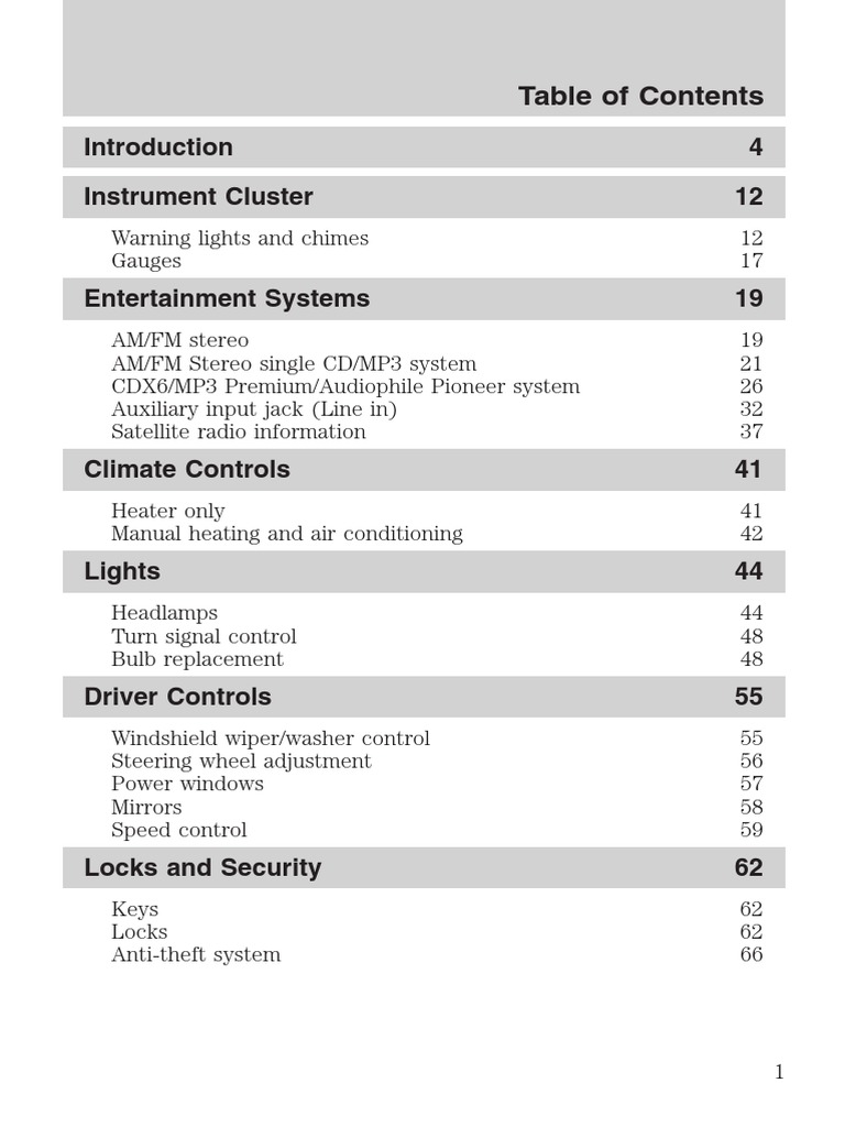 Manual Ford Ranger 2010 PDF Compact Disc Airbag