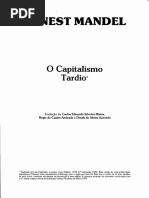 Capitalismo Tardio - MANDEL