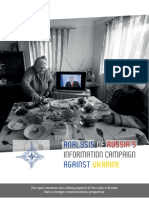 Analysis of Russia's Information Campaign Against Ukraine
