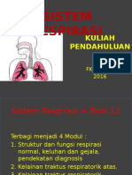 Sistem Respirasi 2016