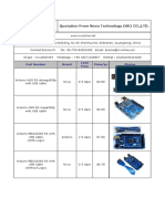 Nova Catalog - Arduino components
