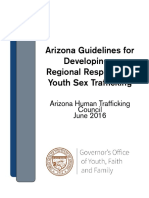 Arizona Guidelines for Developing a Regional Response to Youth Sex Trafficking