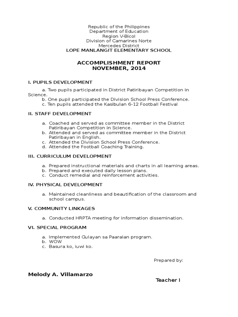 Report 2 PDF Lesson Plan Teachers