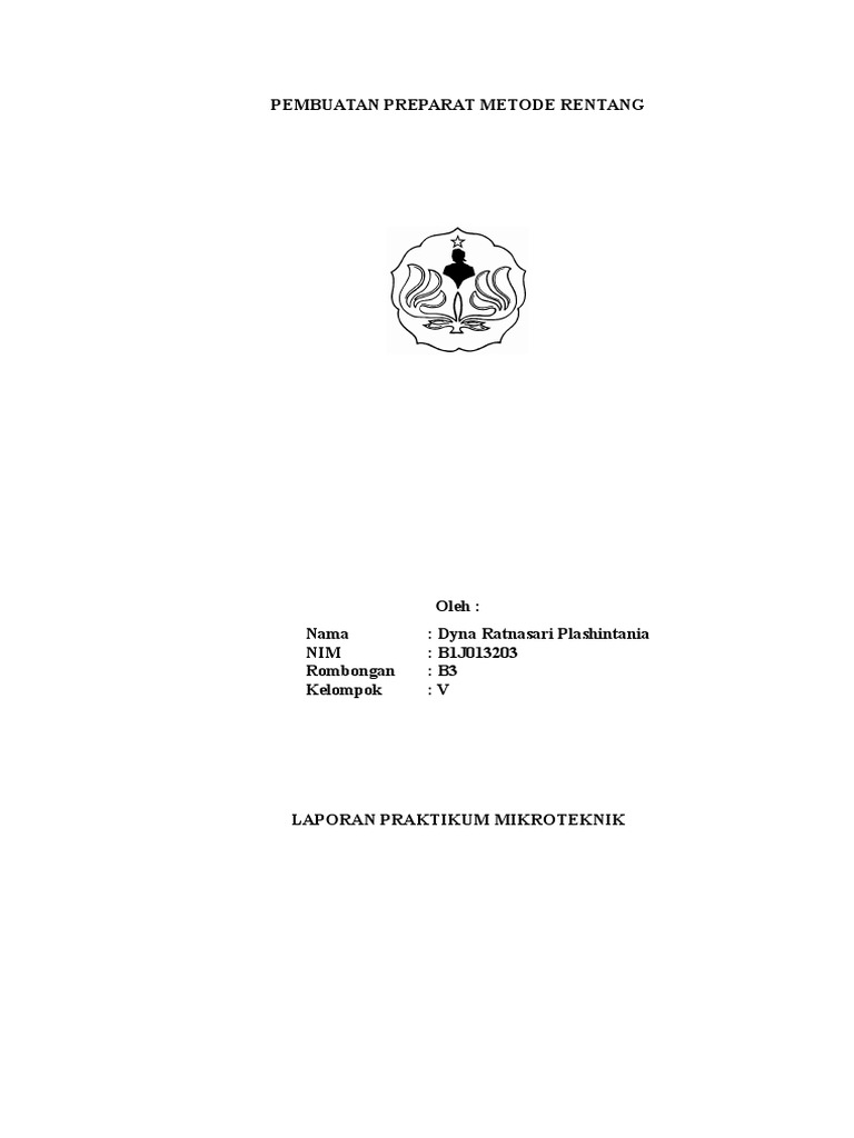 Praktikum Preparat Rentang | PDF