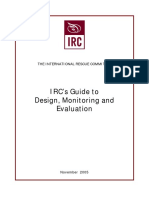 IRC Guide Design Monitoring Evaluation