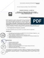 Acta de Acuerdos y Compromisos Pp 2012