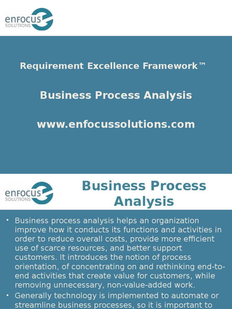 Business Process Analysis | PDF | Business Process | Systems Theory