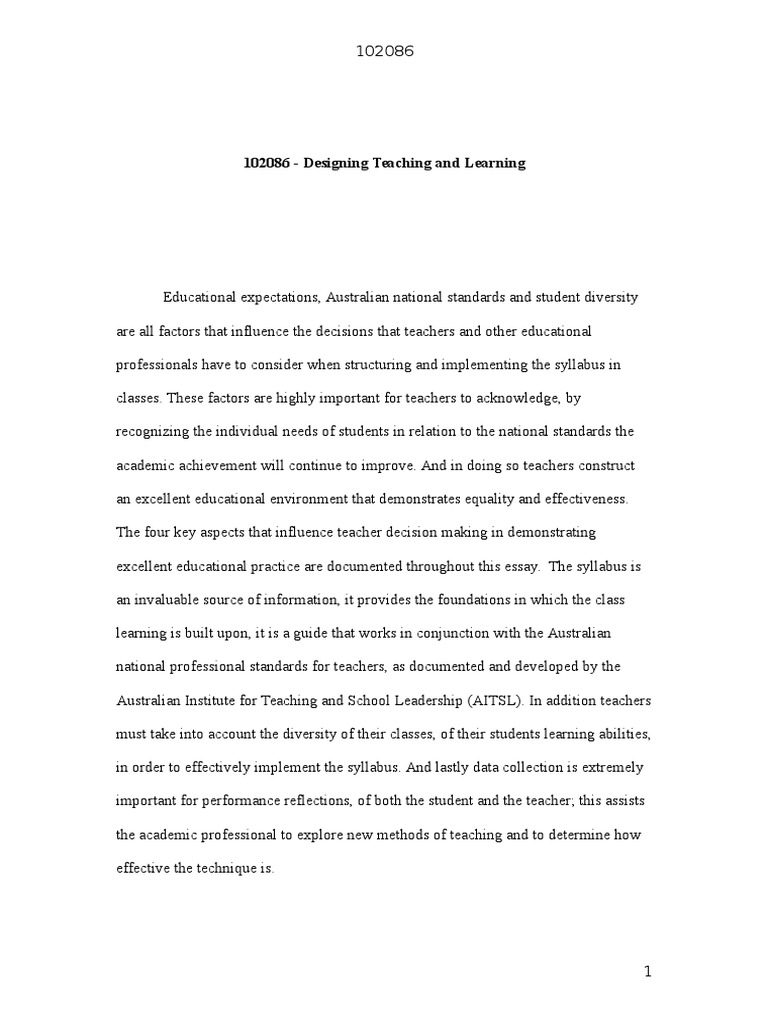 Designing Teaching and Learning | PDF | Teachers | Curriculum