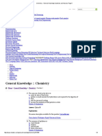 Chemistry - General Knowledge Questions and Answers Page 5