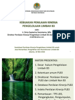 Presentasi Kebijakan Penilaian Kinerja Pengelolaan Limbah B3, Jakarta-16 Mei 2016 PDF