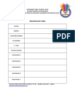 Intelah 2016 Registration Form