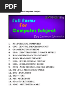 Download All Full Forms for Computer Subjectpdf by Nivitha SN315334977 doc pdf