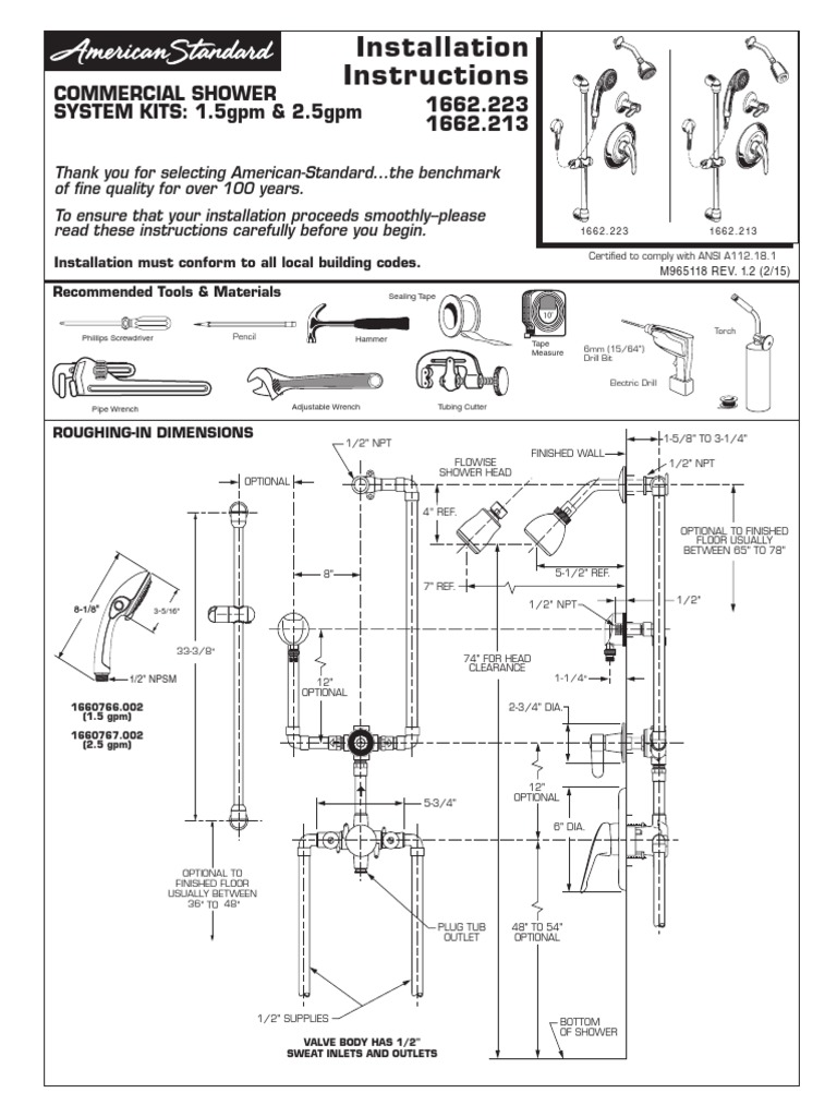 Install Shower Shower Valve
