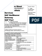 SAP UI5_Netweaver Gateway_Fiori Syllabus Sheet