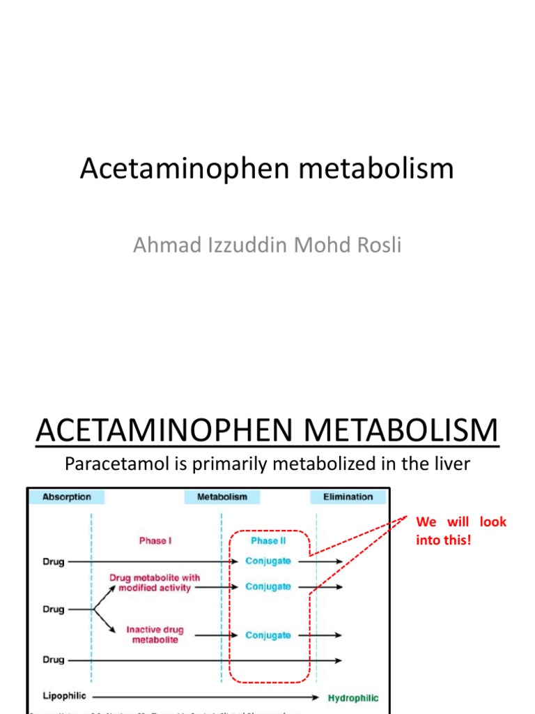 acetaminophen glutathione conjugation طبيبك