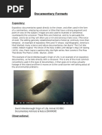 Documentary Codes and Conventions | PDF | Documentary Film | Voice Over