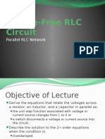 Source-Free Parallel RLC Circuit