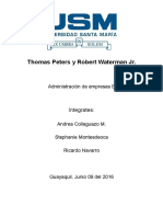 Tom Peters y Excelencia Empresarial