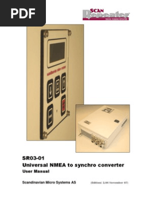 SR03-01Universal NMEA to Synchro Converter