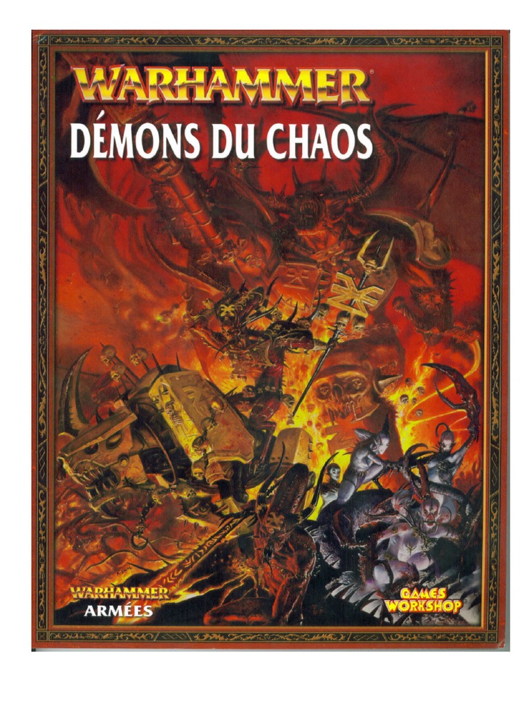 Livre D Armée Guerriers Du Chaos V8 Pdf Livre Armée - Demons Du Chaos V8 | PDF