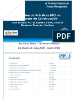 Aplicación de Prácticas PMI en Proyectos de Construcción