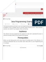 Java Programming Examples: Job Search PDF Version Quick Guide Resources
