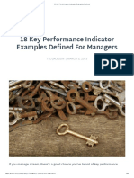 18 Key Performance Indicator Examples Defined