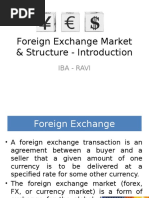 Foreign Exchange Market & Structure - Introduction