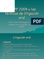 MPR - Técnicas Litigación Oral 2004