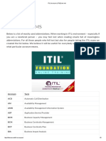 ITIL Acronyms - ITILExam